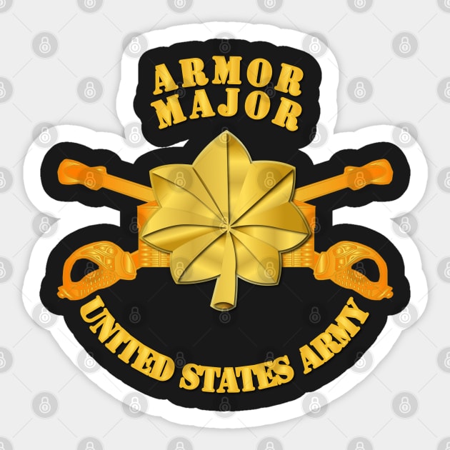 Armor - Officer - Maj Sticker by twix123844